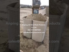 সেনাবাহিনীর ঘাঁটি ইস্পাত হেস্কো গোলাবারুদ যৌগগুলির জন্য প্রতিরক্ষামূলক বাধা